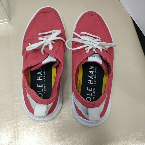 Cole Haan Grandpro Rally Canvas Court Sneaker Red Men’s Size US 10.5M C34714. - Picture 5 of 8
